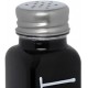 Saleiro 80ml Preto Manhattan em Vidro e Inox Hauskraft